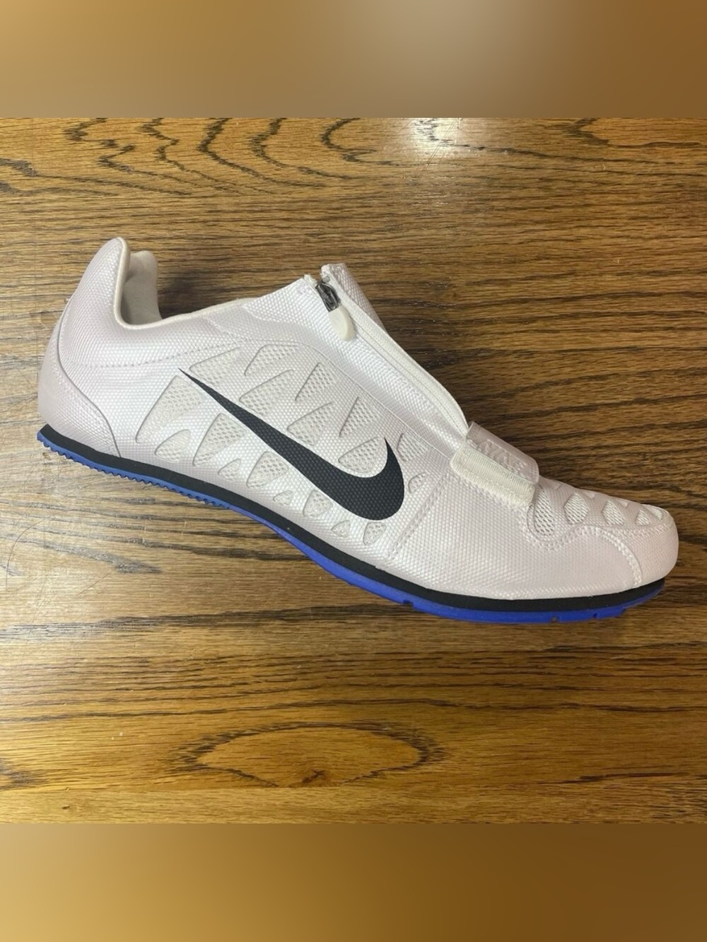 Nike Zoom LJ 4 Long Jump Track Spike Men's White Racer Blue Size 11